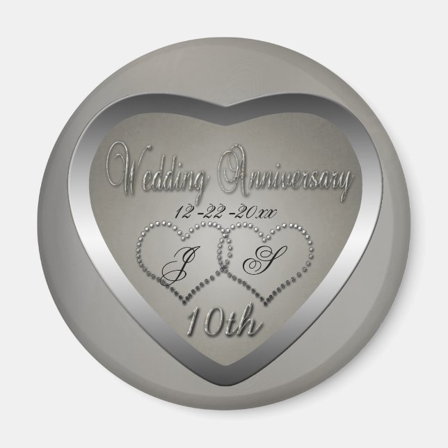 Punched Tin 10 Year Anniversary Magnet (Front)