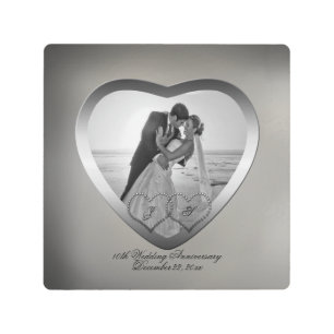 Punched Tin 10 Year Anniversary Metal Print