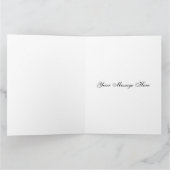 Punched Tin Look 10th Wedding Anniversary Card (Inside)