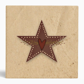 Punched Tin Star Binder