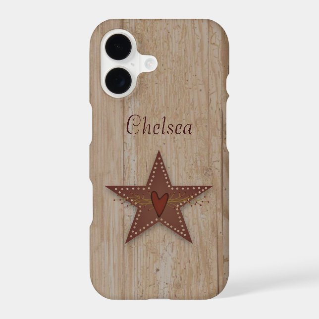 Punched Tin Star  Case-Mate iPhone Case (Back)