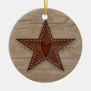 Punched Tin Star Ornament