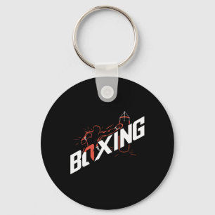Punching G Boxing Kickboxing Boxing Lover Boxer Keychain