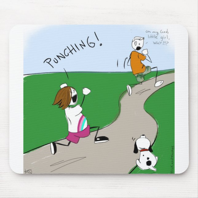 Punching! Mouse Pad (Front)