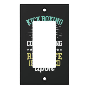 Punching People Is Frowned Upon Funny Sarcastic Ki Light Switch Cover