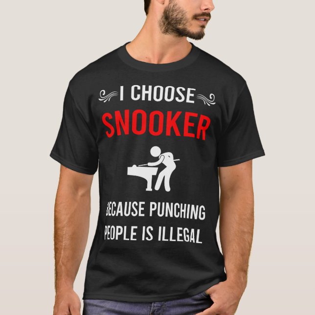 Punching Snooker T-Shirt (Front)