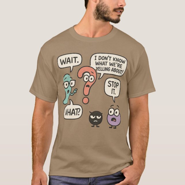 Punctuation Conversation T-Shirt (Front)