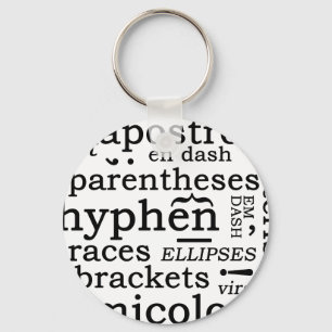 Punctuation Keychain