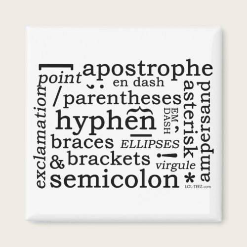 Punctuation Magnet