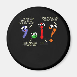 Punctuation Marks English Language Teacher Student Magnet