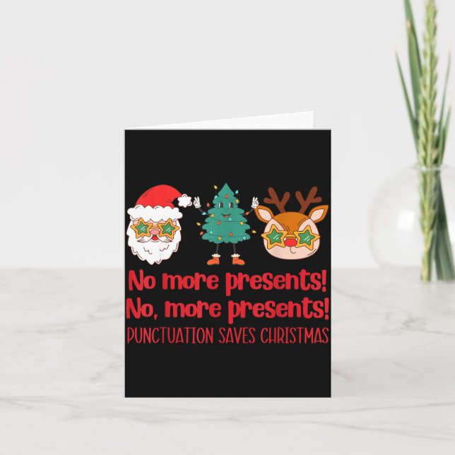 Punctuation Saves Christmas Reading Teacher Ela Gr Card (Front)