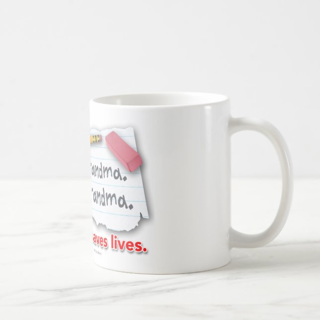 Punctuation Saves Lives Coffee Mug (Right)