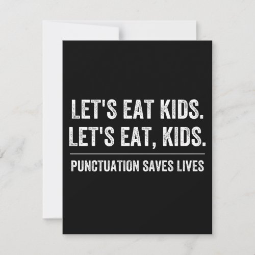 Punctuation Saves Lives Save The Date