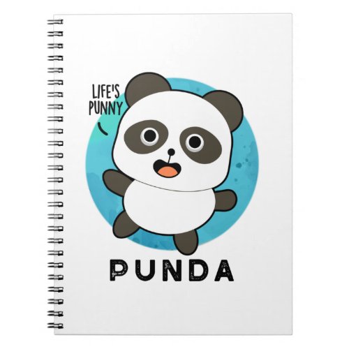 Punda Funny Animal Panda Pun Notebook
