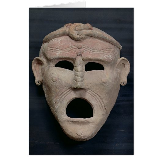 Punic charm mask, 3rd-2nd century BC Cards (Front)