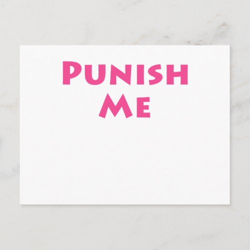 Punish Me Postcard