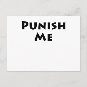 Punish Me Postcard