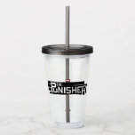 Punisher Logo Acrylic Tumbler