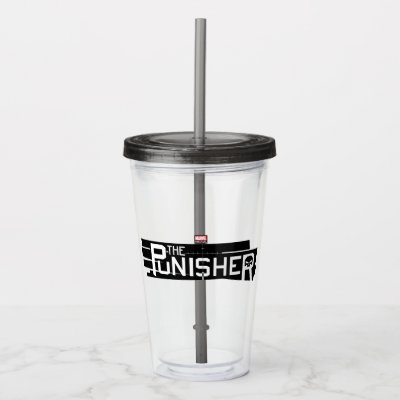 Punisher Logo Acrylic Tumbler