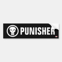 Punisher Skull Icon Bumper Sticker