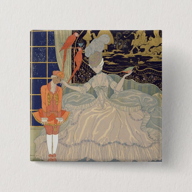 Punishing the Page (colour litho) Button (Front)