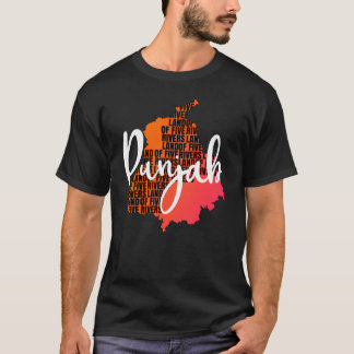 Punjab the Land of five river T-Shirt