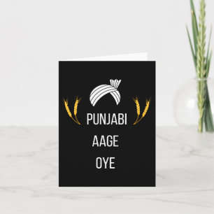 Punjabi Aa Gaye Oye Diljit Dosanjh Lohri Gift Holi Card