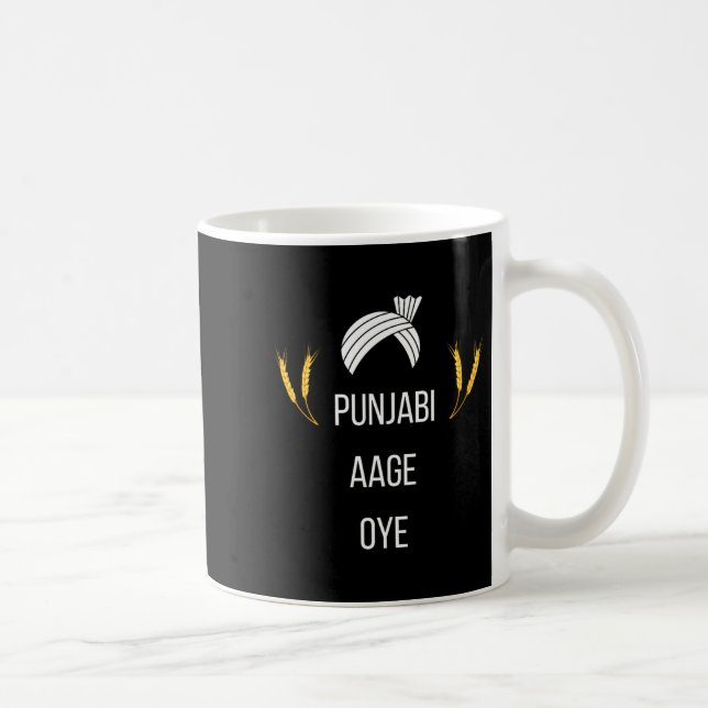 Punjabi Aa Gaye Oye Diljit Dosanjh Lohri Gift Holi Coffee Mug (Right)