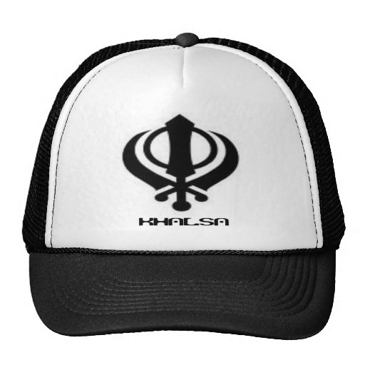 Punjabi Khanda Sikh Khalsa Design Merchandise Trucker Hat | Zazzle