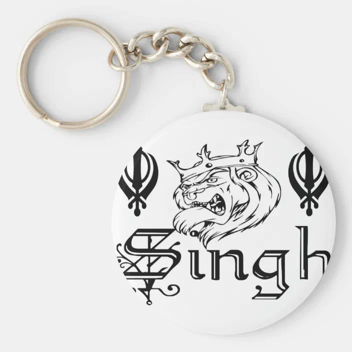 Premium Quality Sikh Khalsa Singh KHANDA Keyring Key Chain Punjabi Gift