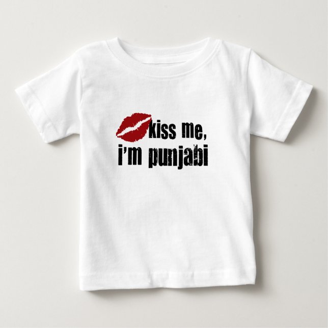 Punjabi Kiss Baby T-Shirt (Front)