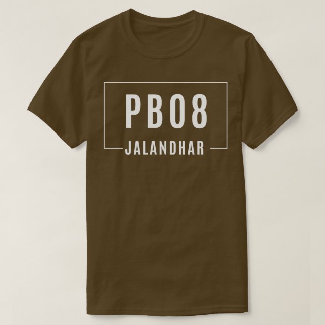 PUNJABI STICKER PB08 JALANDHAR  T-Shirt (Design Front)