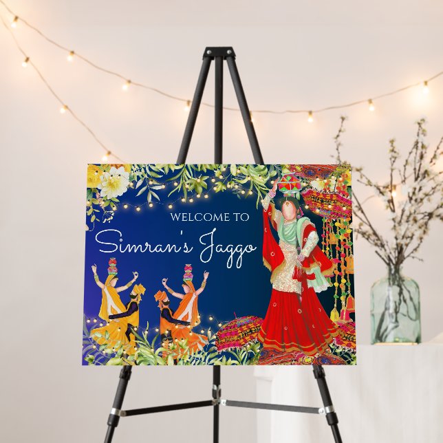 Punjabi Welcome sign Jago signs, Jago Welcome sign (In Situ (Stand))