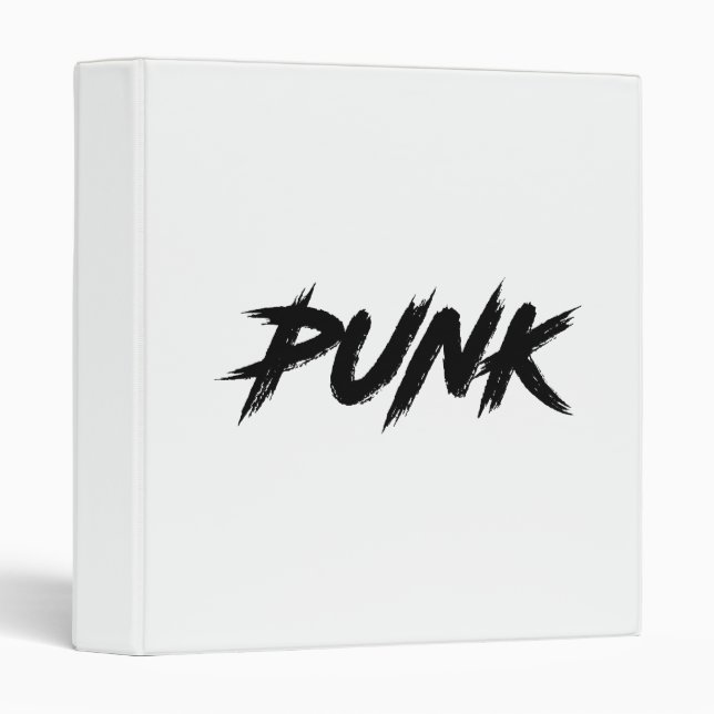 Punk 3 Ring Binder (Front/Spine)
