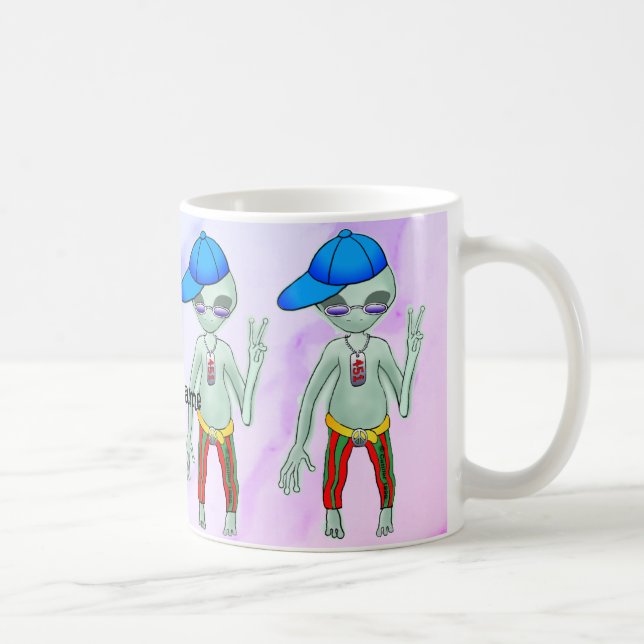 Punk Alien Coffee Mug (Right)