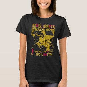 Punk Art, Vocalist Design, Rebel Hearts, Chaos Art T-Shirt
