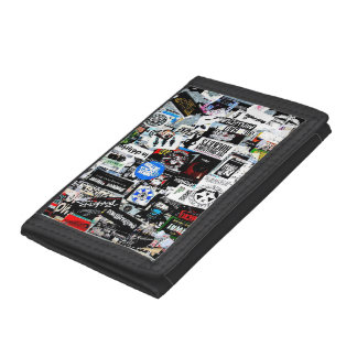 Punk Band Wallet. Tri-fold Wallet