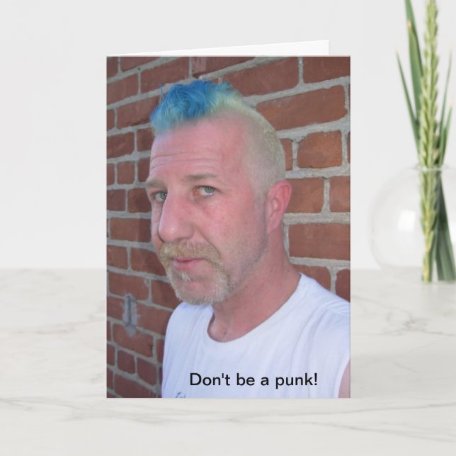 Punk Birthday Card (Front)