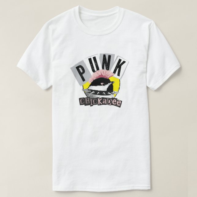 Punk Chickadee T-Shirt (Design Front)