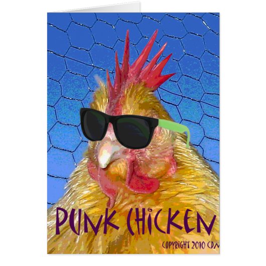 Punk Chicken Cards (Front)