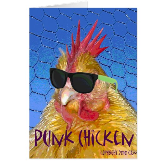 Punk Chicken Cards (Front)
