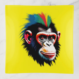 Punk Chimp Trinket Tray