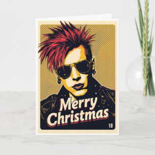 punk christmas card