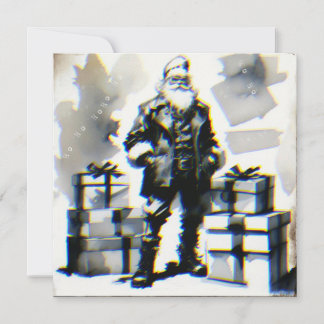 Punk Christmas (Santa Postal). Card