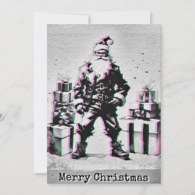 Punk Christmas (Santa Rosa). Card (Front)