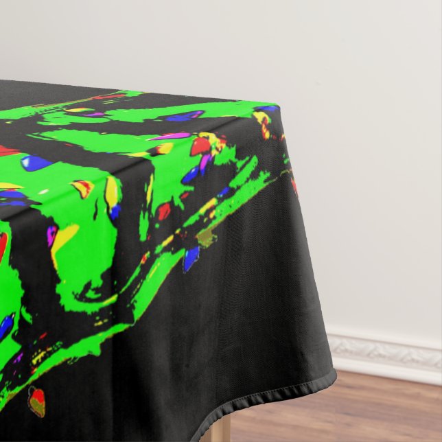 Punk Christmas tree  Tablecloth (In Situ)