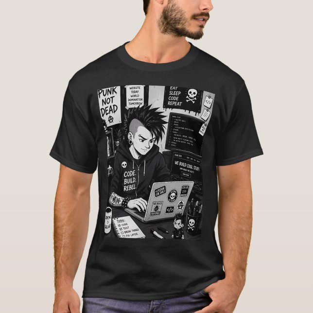 Punk Developer T-Shirt (Front)