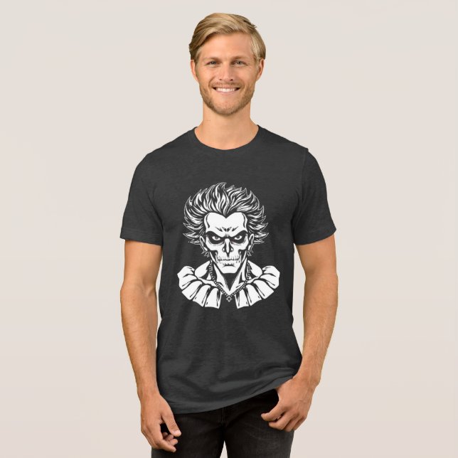 Punk Energy: Retro Urban Tri-Blend Tee (Front Full)