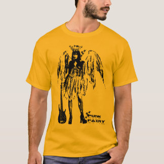 Punk Fairy band 80s style custom made color yellow T-Shirt