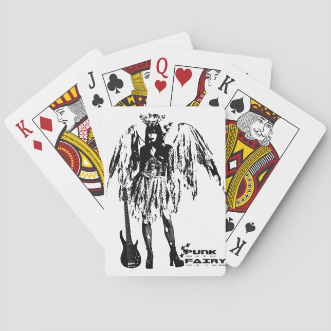 Punk Fairy clothes for adults and children Poker Cards (Back)